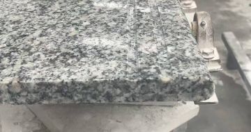 乌兰察布芝麻白楼梯踏步 芙蓉白