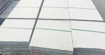 乌兰察布芝麻白毛板，石材毛板