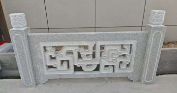 乌兰察布芝麻白河道栏杆 桥栏杆