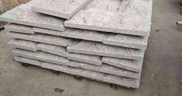 乌兰察布芝麻白蘑菇石，自然面