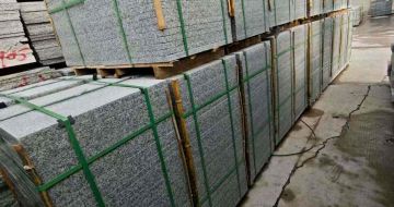 乌兰察布芝麻白地铺版 石材地铺石