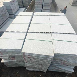 乌兰察布芝麻白毛板，石材毛板