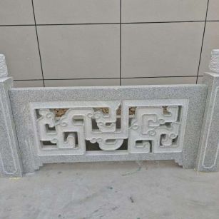 乌兰察布芝麻白河道栏杆 桥栏杆