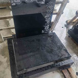 乌兰察布花岗岩墓碑石 墓碑 套墓
