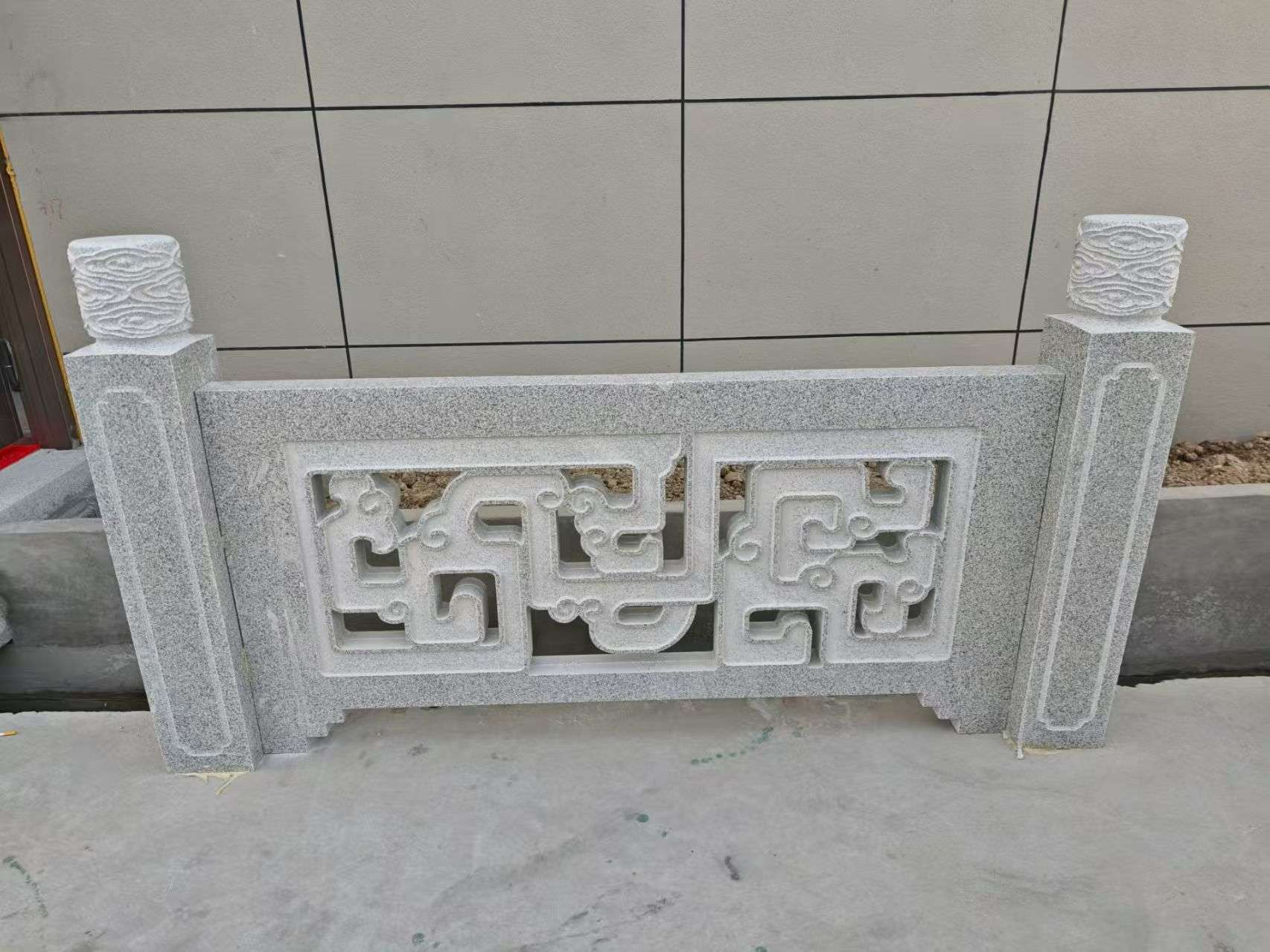 乌兰察布芝麻白河道栏杆 桥栏杆