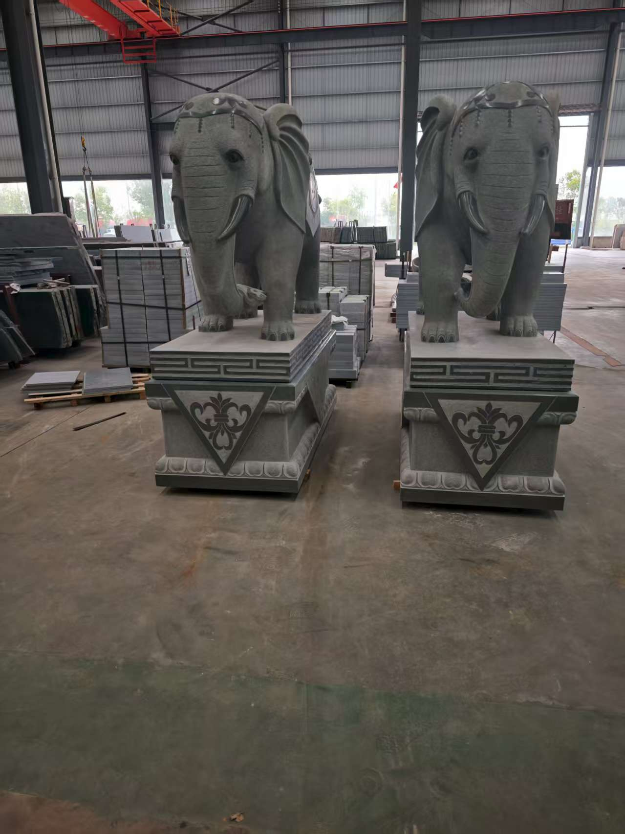 乌兰察布芝麻灰花岗岩对象 芝麻白芝麻灰大象