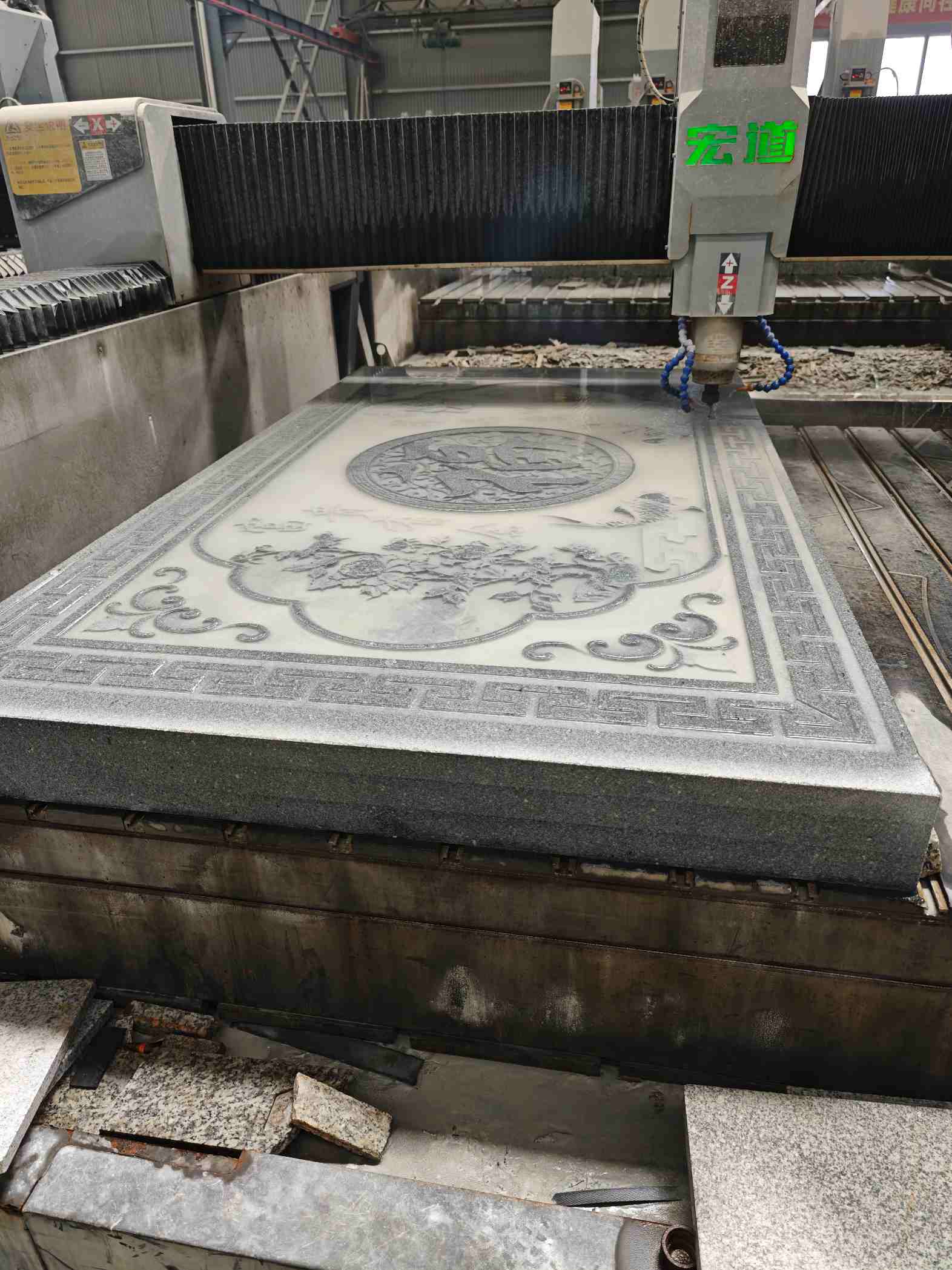 乌兰察布芝麻灰雕刻版异形雕刻异形定制